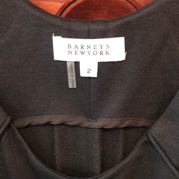 Barneys New York black fitted dress size 2 - Picture 4 of 9